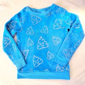 Fuzzy Poop Emoji Sweatshirt